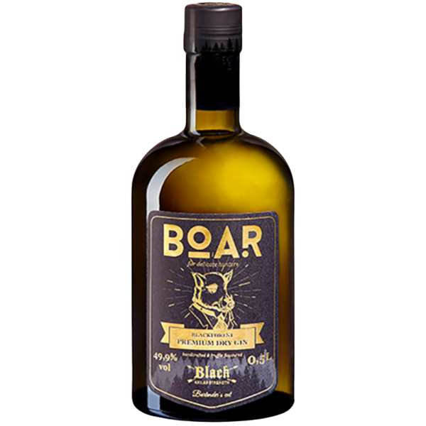Boar Gin Black Edition 49,9% Vol., 0,5 Liter