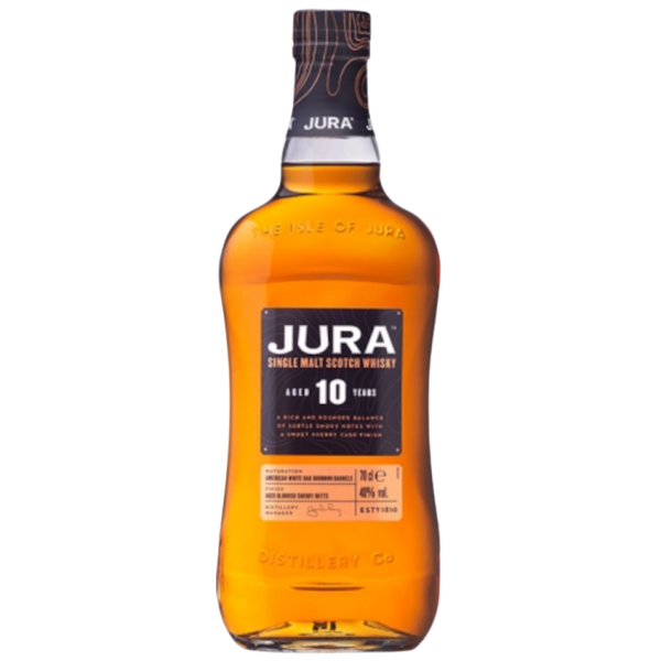 Jura Single Malt 10 Years Whisky 40,0% Vol., 0,7 Liter