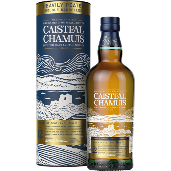 Years Caisteal Whisky 46,0% Vol., Blended 12 Scotch Chamuis 0,7 Malt