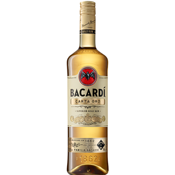 Bacardi Carta Oro 37,5% Vol., 0,7 Liter