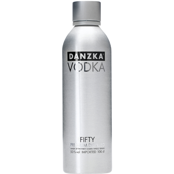 Danzka Black &ldquo;Fifty&rdquo; Vodka  50,0% Vol., 1,0 Liter