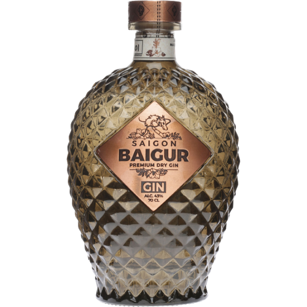 Saigon Baigur Dry Gin 43,0% Vol., 0,7 Liter