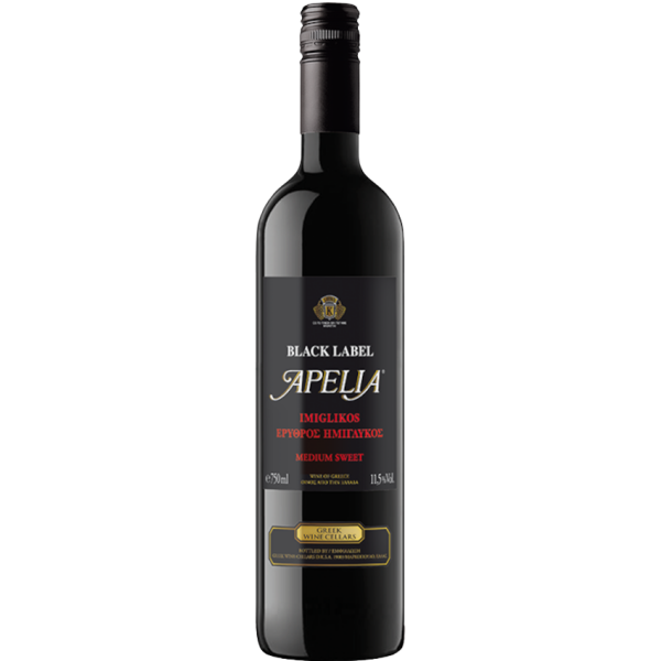 Apelia Black Label Imiglykos 0,75 Liter | Greek Wine Cellars