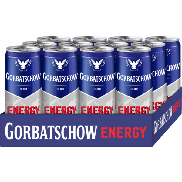 Gorbatschow Mixed Energy 10,0% Vol., 12x 0,33 Liter Dose