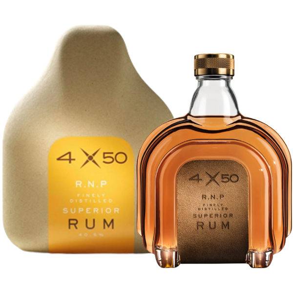 4x50 R.N.P Finaly Distilled Rum 40,5% Vol., 0,7 Liter