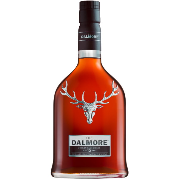 The Dalmore Highland Single Malt 12 Years Scotch Whisky Sherry Cask Select 43,0% Vol., 0,7 Liter