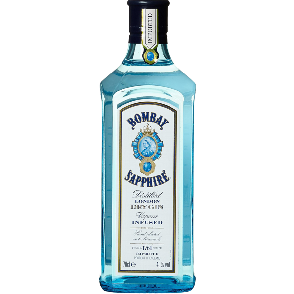 Bombay Sapphire London Dry Gin 40% Vol., 0,7 Liter