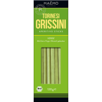 Maemo Torinesi Grissini Aperitivo Sticks Verde 120 g (Bio)