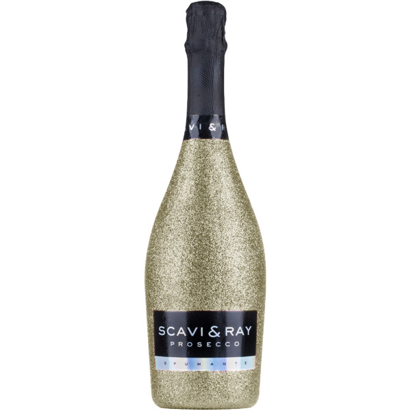 Scavi & Ray Prosecco Spumante Glitzer Champagner Bling Edition DOC 0,75 Liter