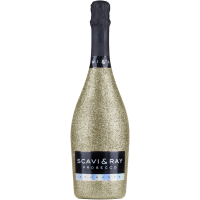 Scavi &amp; Ray Prosecco Spumante Glitzer Champagner Bling Edition DOC 0,75 Liter