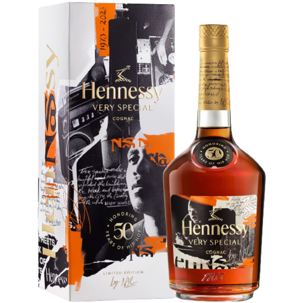 Hennessy Very Special (V.S) Cognac 40,0% Vol., 0,7 Liter Limited Edition by Nas in Geschenkverpackung