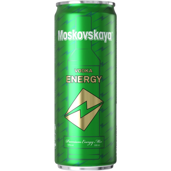 Moskovskaya Vodka  Energy 10,0% Vol., 0,33 Liter Dose