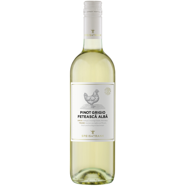 2025 | Recas Speis & Trank Pinot Grigio Feteasce Alba 0,75 Liter | Cramele Recas