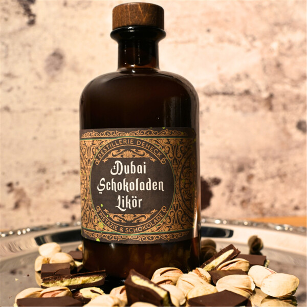 Dubai Schokoladen Likör Pistazie & Schokolade 15,0% Vol., 0,5 Liter