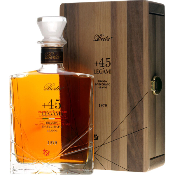 Berta Legàmi +45 43,0% Vol., 0,7 Liter in der Holzkiste