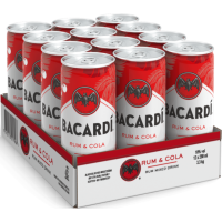 Bacardi &amp; Cola Dose 10,0% Vol., (12x 0,25 Liter) Dose