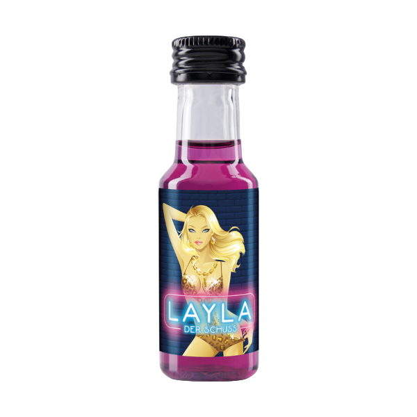 LAYLA "Der Schuss" Pflaumenlikör 15,0% Vol., (20x 0,02 Liter) PET