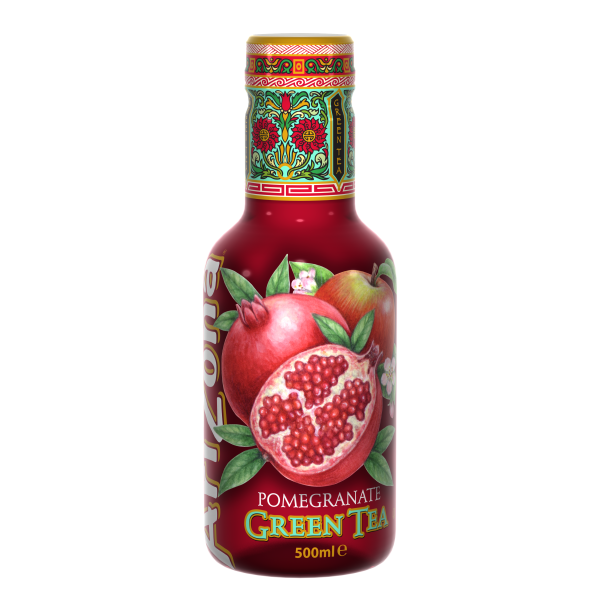 AriZona Green Tea Pomegranate 0,5 Liter PET
