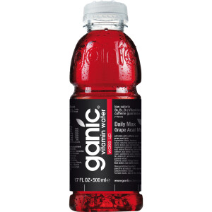 Ganic Daily Max Grape Acai Mg Vitamin Water 0,5 Liter PET