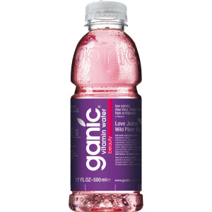 Ganic Love Juice Wild Plum Vitamin Water 0,5 Liter PET