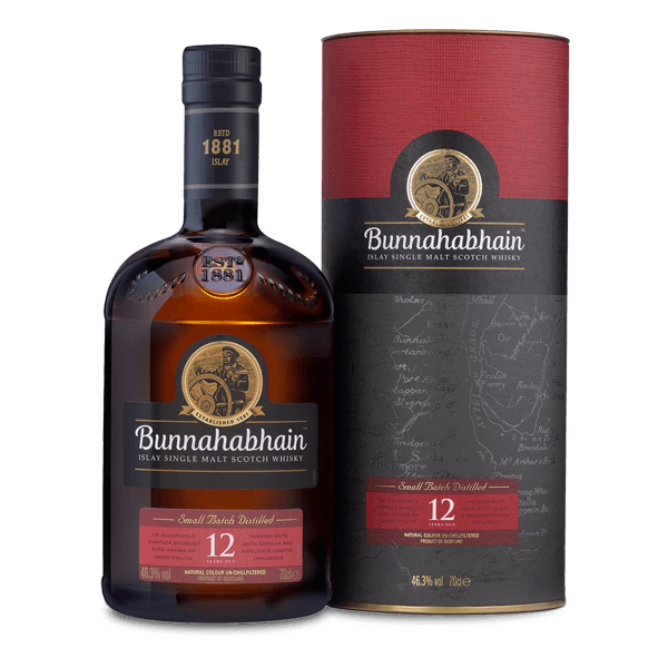 Bunnahabhain 12 Jahre Islay Single Malt Scotch Whisky 46,3% Vol., 0,7 Liter
