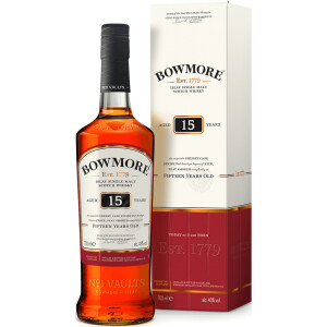 Bowmore 15 Years Single Malt Scotch Whisky 43% Vol., 0,7...