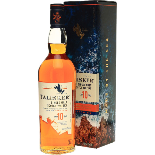 Talisker 10 Jahre Single Malt Scotch Whisky 45,8% Vol., 0,7 Liter in Geschenkpackung