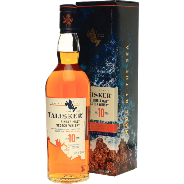 Talisker 10 Jahre Single Malt Scotch Whisky 45,8% Vol., 0,7 Liter in Geschenkpackung